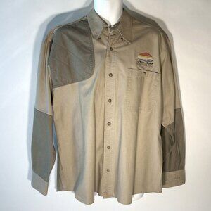 Cabela's Sundowner Ranch SZ XL Field Shirt Hunting Sportsman Outdoor Fishing